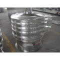 Circular oscillating screen for lithium iron carbonate